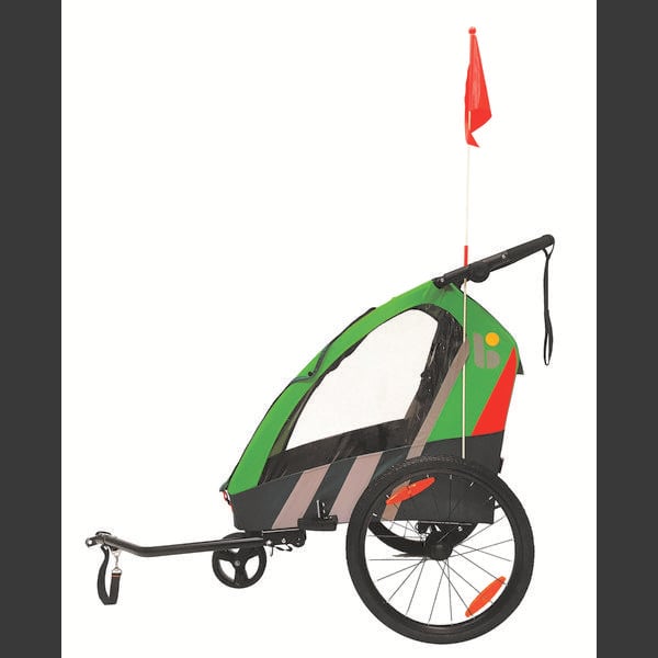 BELLELLI Przyczepka rowerowa Trailblazer Light Green/Silver 