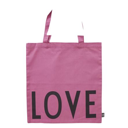 Design Letters Bag Favoritt mørk rosa