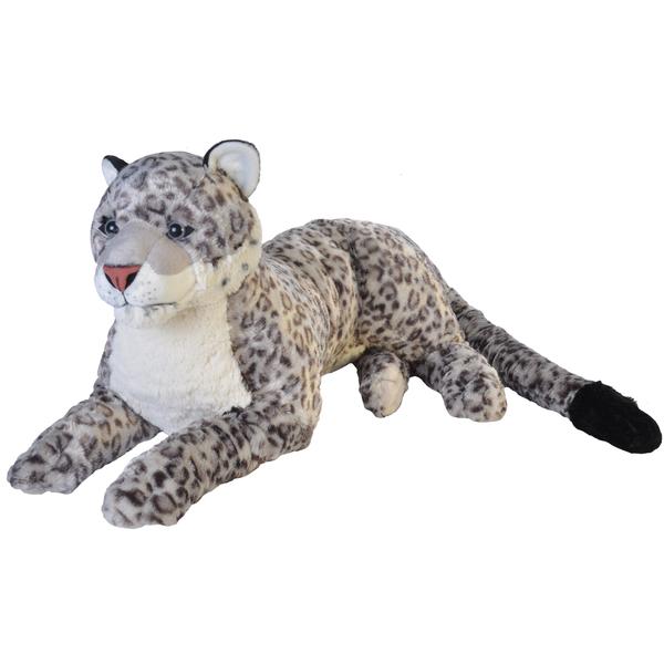 Wild Republic Blødt tøjdyr Cuddle kins Jumbo Snow Leopard