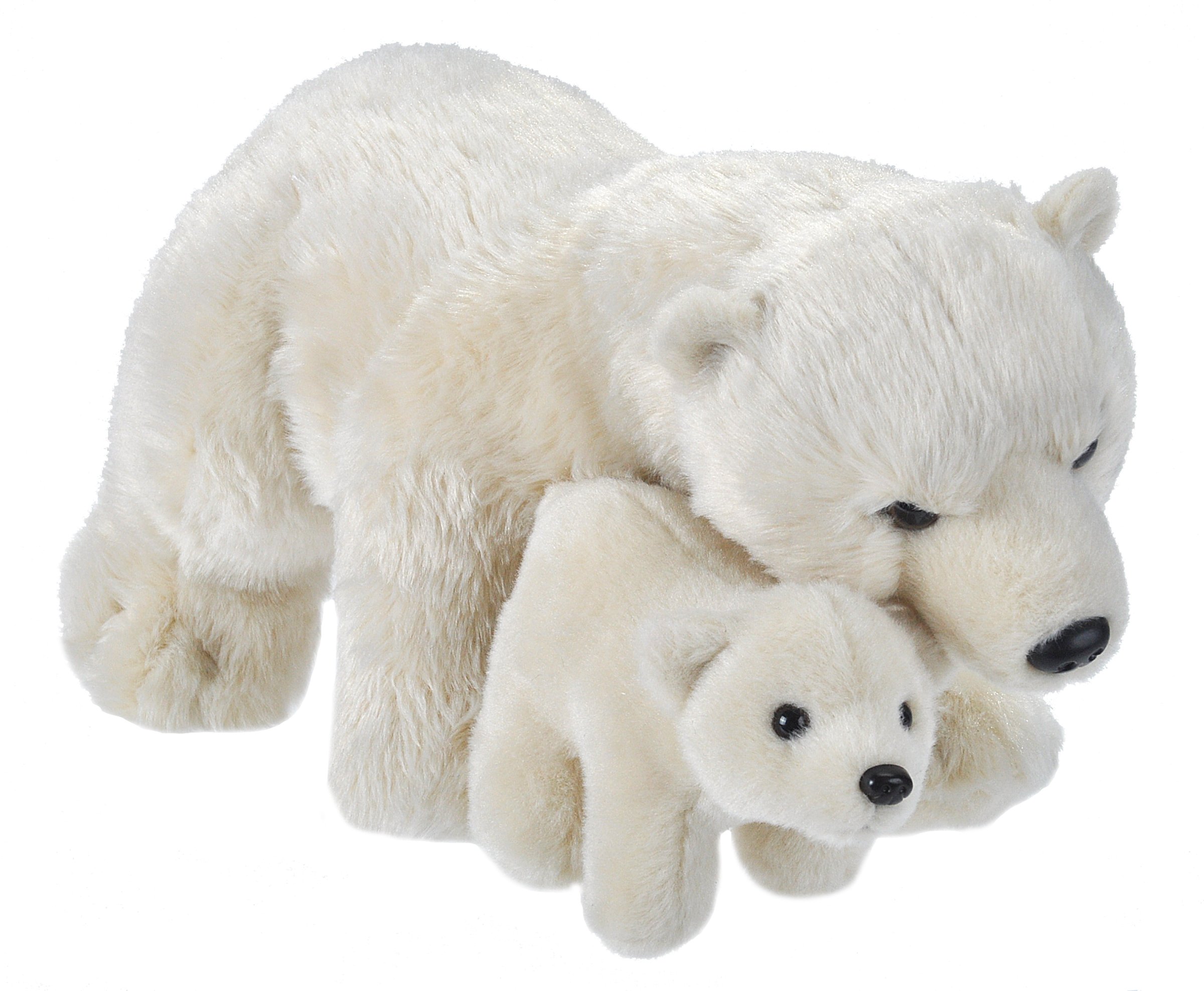 Wild Republic Mamma och bebis med isbjörn som leksak