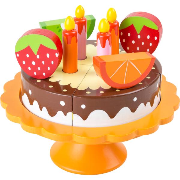 small foot  ® Dřevěný řezací narozeninový dort