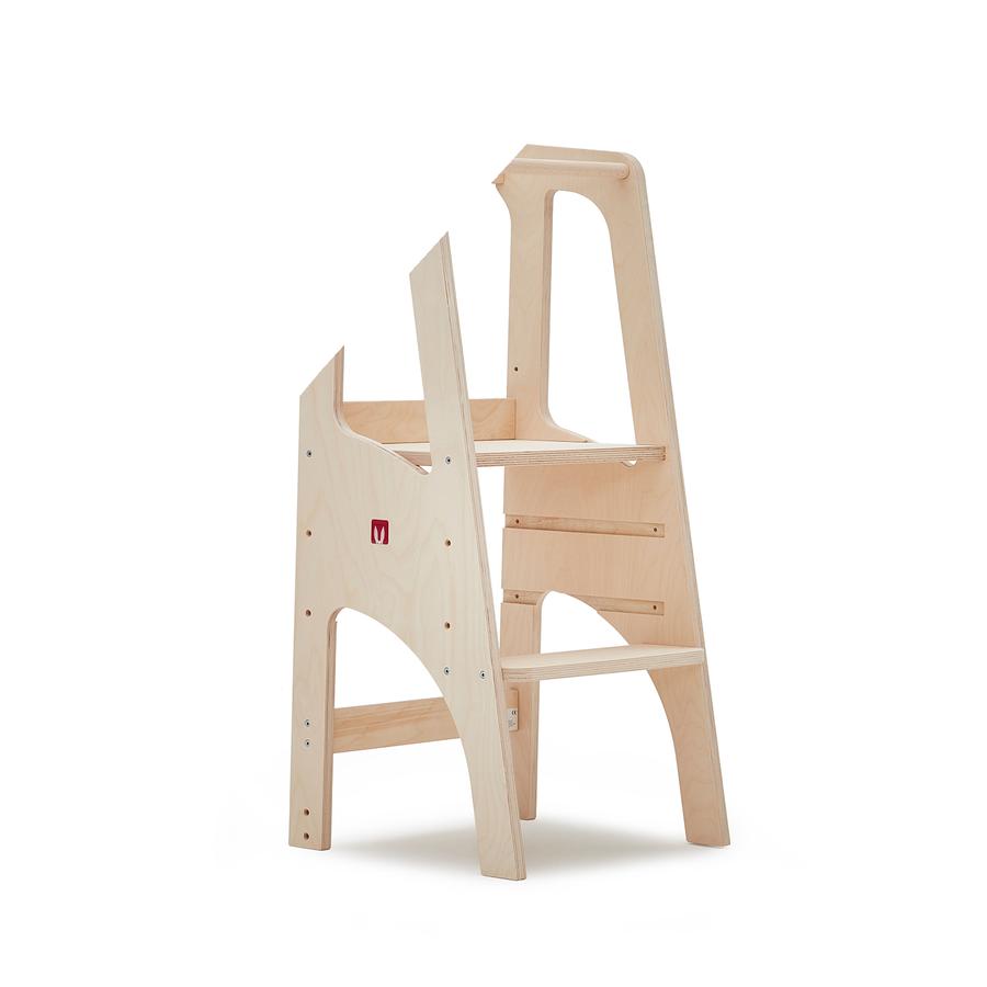 Bianconiglio Kids® Torre di apprendimento montessoriana EVO Classic legno laccato