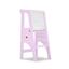 Bianconiglio Kids ® Lärande torn EVO rosa med KidSafe fall-out skydd