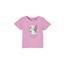 s. Olive r T-shirt roze met opschrift- Print 