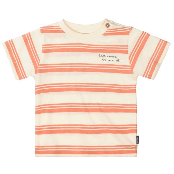 Staccato  T-shirt orange gestreept 