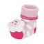 Sterntaler Girls Calcetines de sonajero para bebés con flores rosas