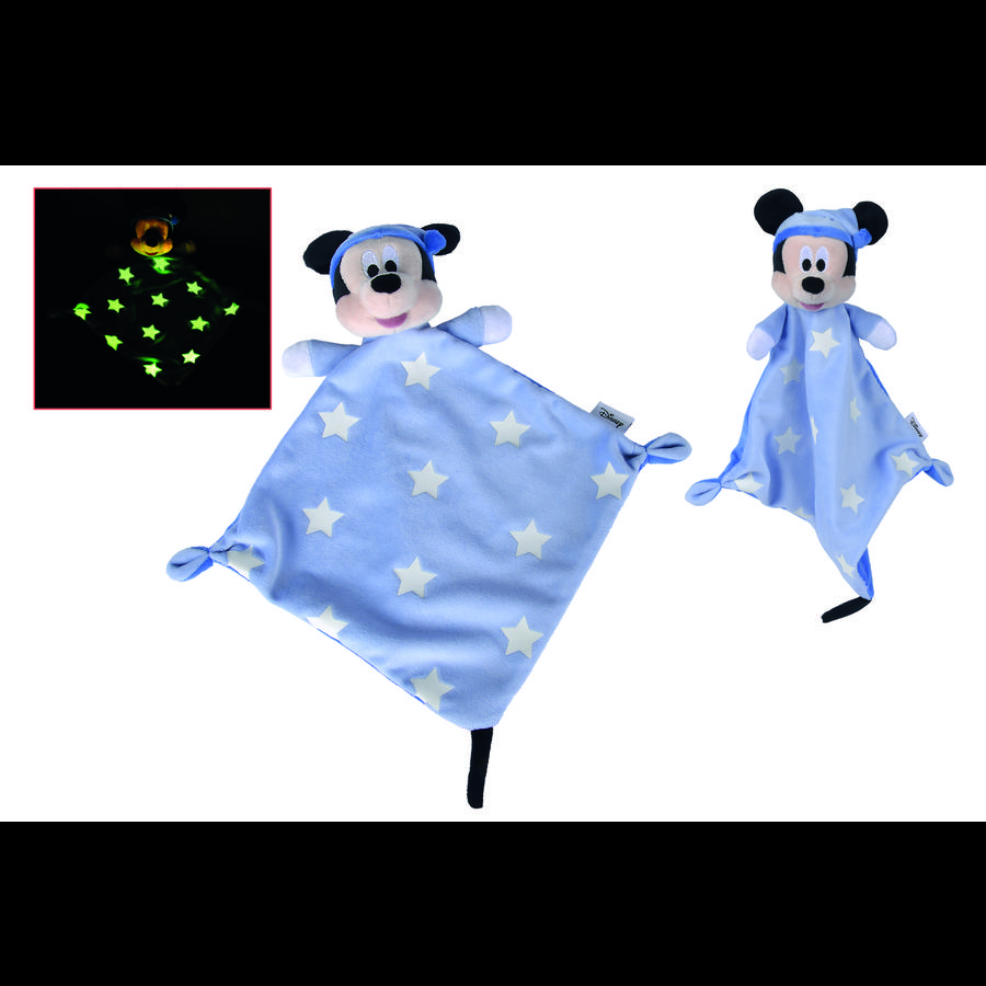 Simba Disney Goodnight Mickey GID Cuddle Blanket