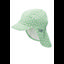 Sterntaler Peaked Cap med nakkebeskyttelse Hearts Medium Green