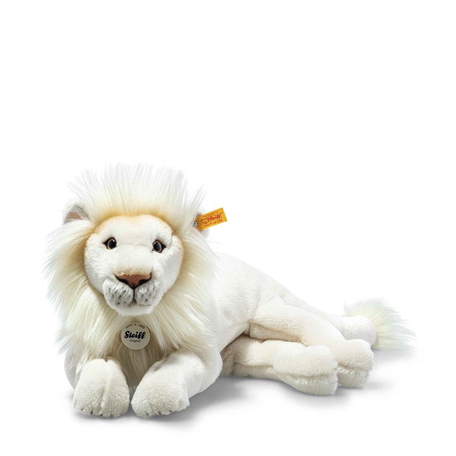 Steiff Lion Timba wit liggend, 43 cm