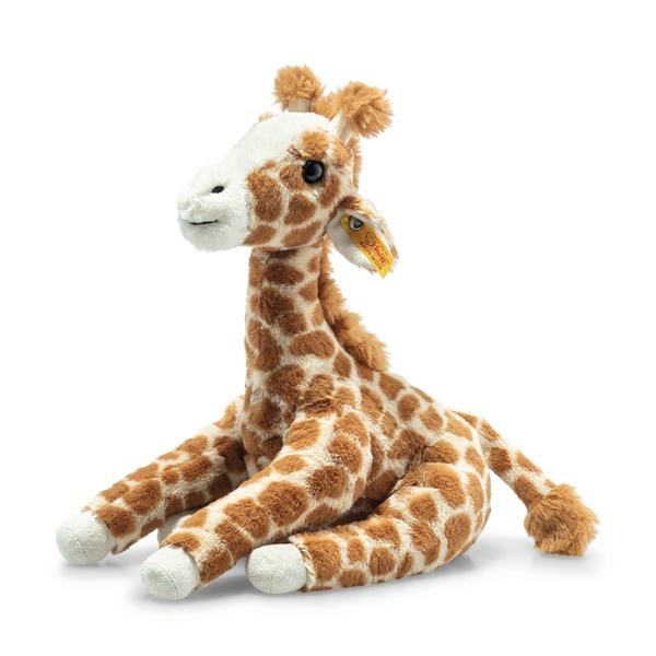 Steiff Soft Cuddly Friends Giraffe Gina lys brun flekkete, 25 cm