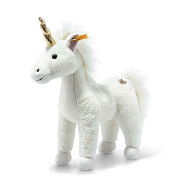 Steiff Soft Cuddly Friends Unicorn Unica bílý stojící, 35 cm