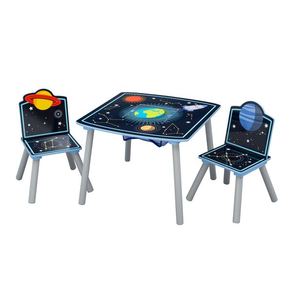 Delta Children sada stolu s úložným prostorem a židlí Space Adventures 