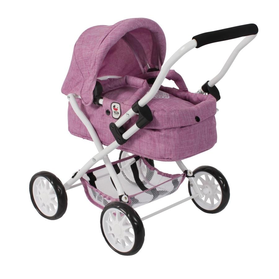 BAYER CHIC 2000 Mini Cuddle Stroller SMARTY Jeans pink