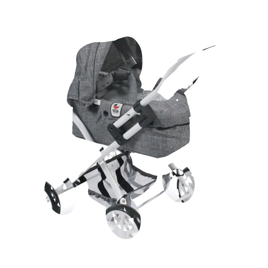 BAYER CHIC 2000 Mini Cuddle Stroller SMARTY Jeans grey