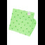 Sterntaler Plaid enfant Kinni+Kalla mousseline vert moyen 120x120 cm