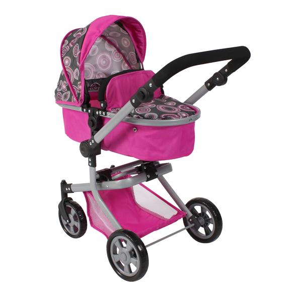 BAYER CHIC 2000 MIKA Hot Pink Combi poppenwagen Pearl 