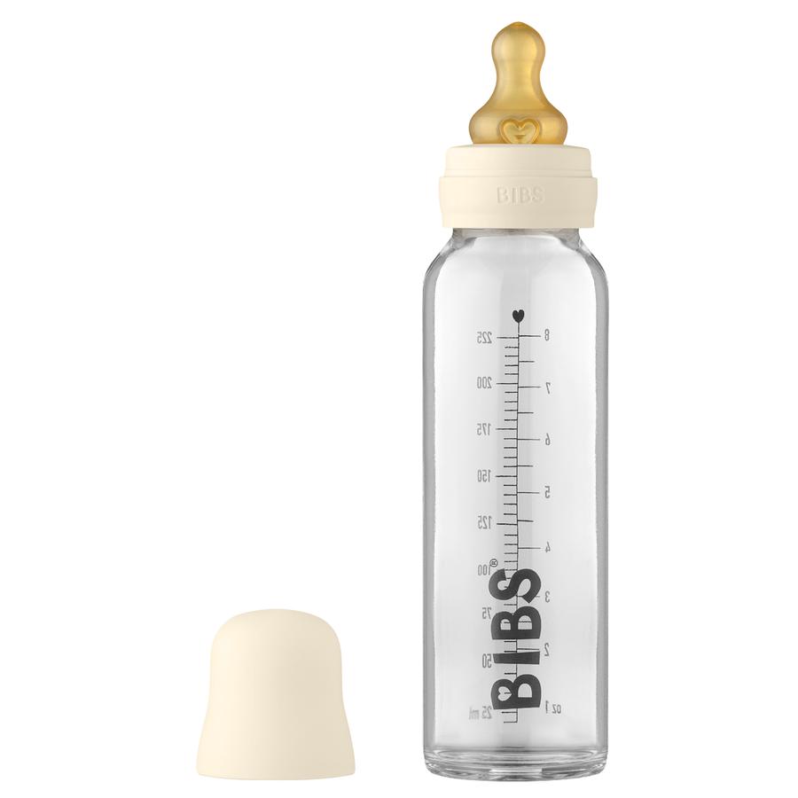 BIBS Babyflasche Complete Set 225 ml, Ivory