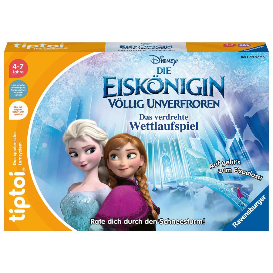 Ravensburger tiptoi® Disney Die Eiskönigin - Völlig Unverfroren: Das verdrehte Wettlaufspiel

