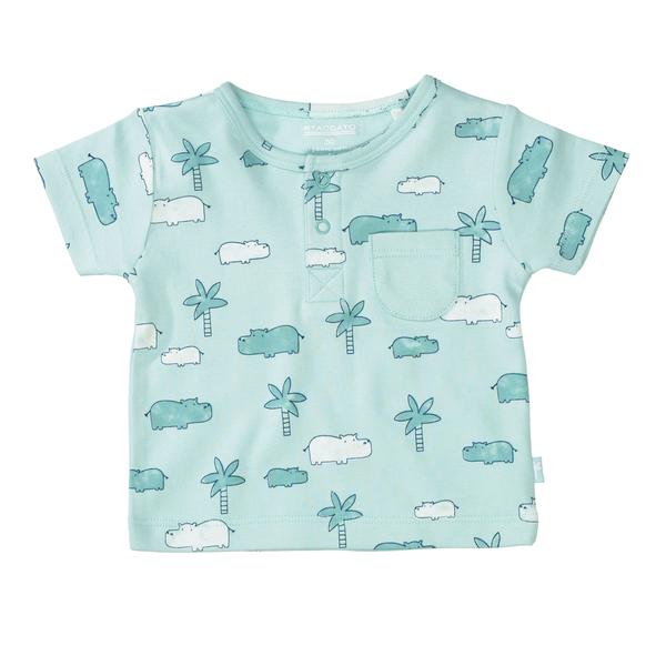 Staccato  T-shirt pastel mint patroon