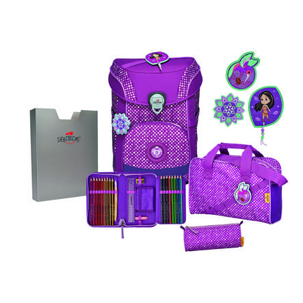 DerDieDas ® ErgoFlex EASY - Purple Dots, 5-pcs.