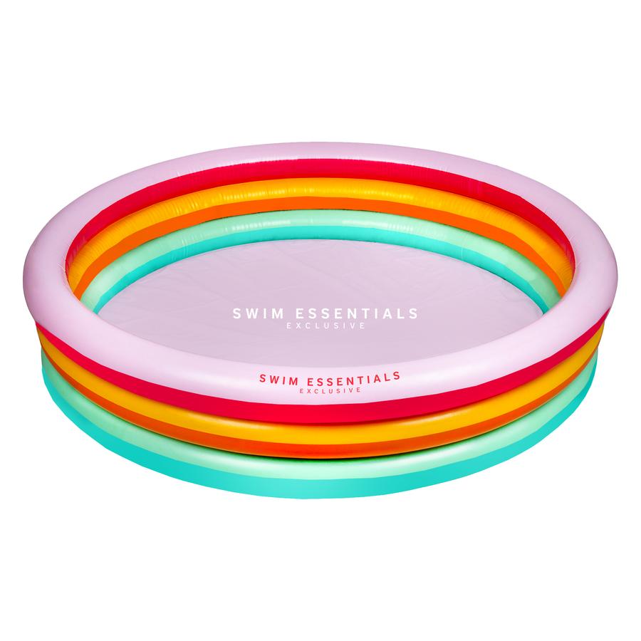 Swim Essential s Uppblåsbar pool Rainbow Ø 150 cm