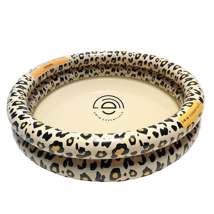 Swim Essentials Printed Baby Pool Beige Leopard 60 cm 2 rings