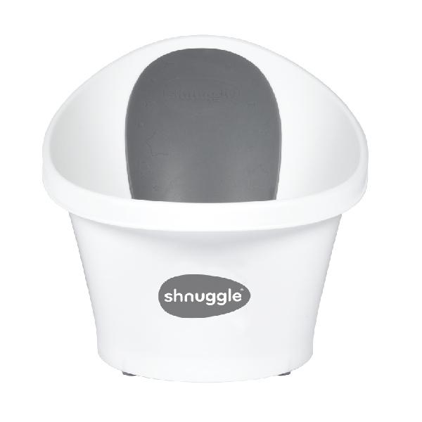 shnuggle ® Wanienka dla niemowląt biała/szara
