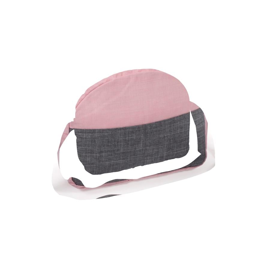 BAYER CHIC 2000 Přebalovací taška Melange šedo-růžová