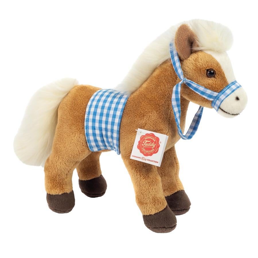 Teddy HERMANN ® Paard staand met zadel, 23 cm