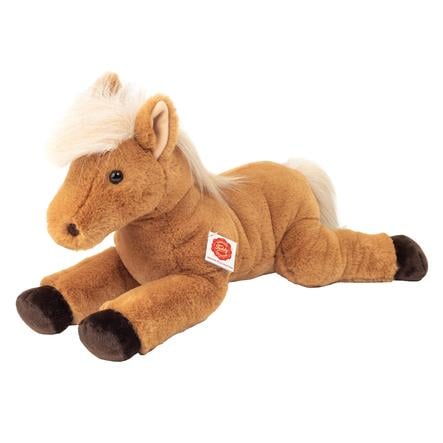 Teddy HERMANN ® Koń leżący jasnobrązowy, 48 cm