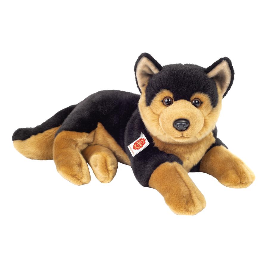Teddy HERMANN® Schäferhund liegend schwarz - hellbraun, 45 cm
