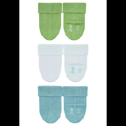 Sterntaler Dětské ponožky 3-pack uni bamboo světle modré 
