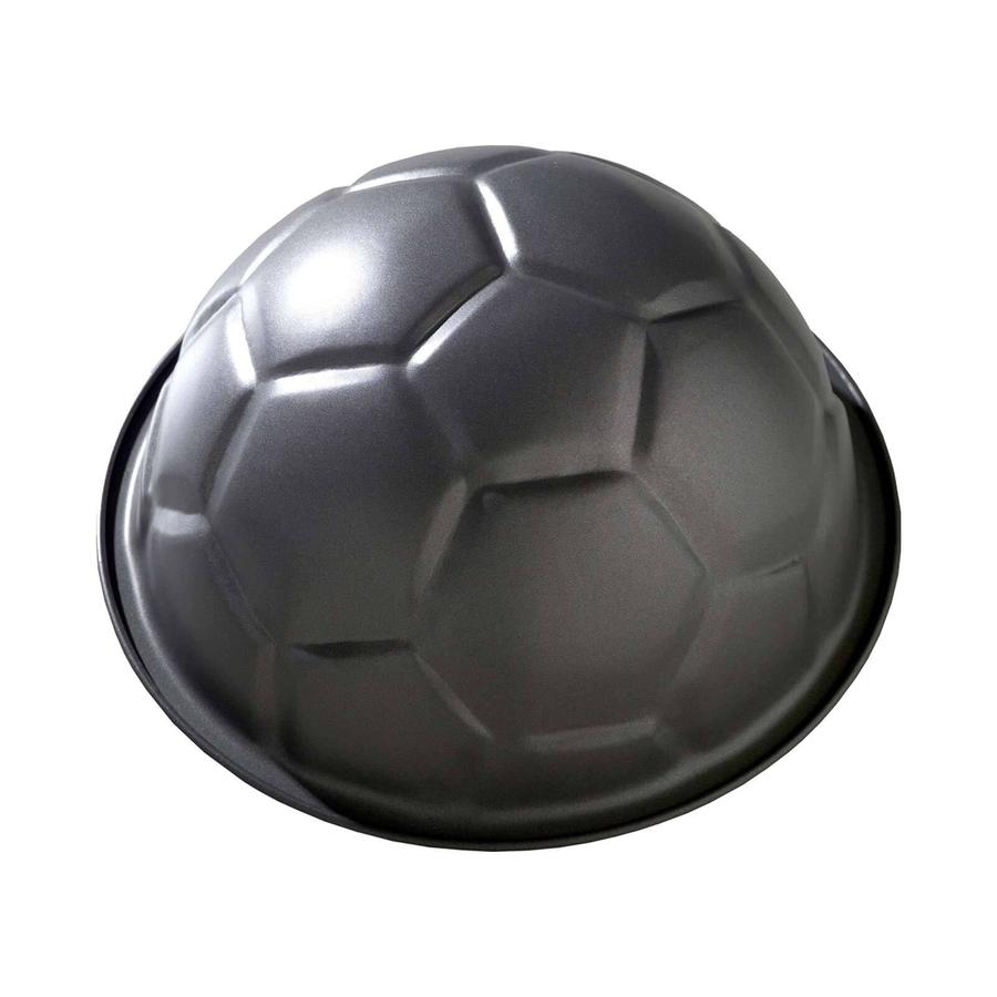 RBV Birkmann Motivbackform Fussball Fussball Ø 22,5 cm grau