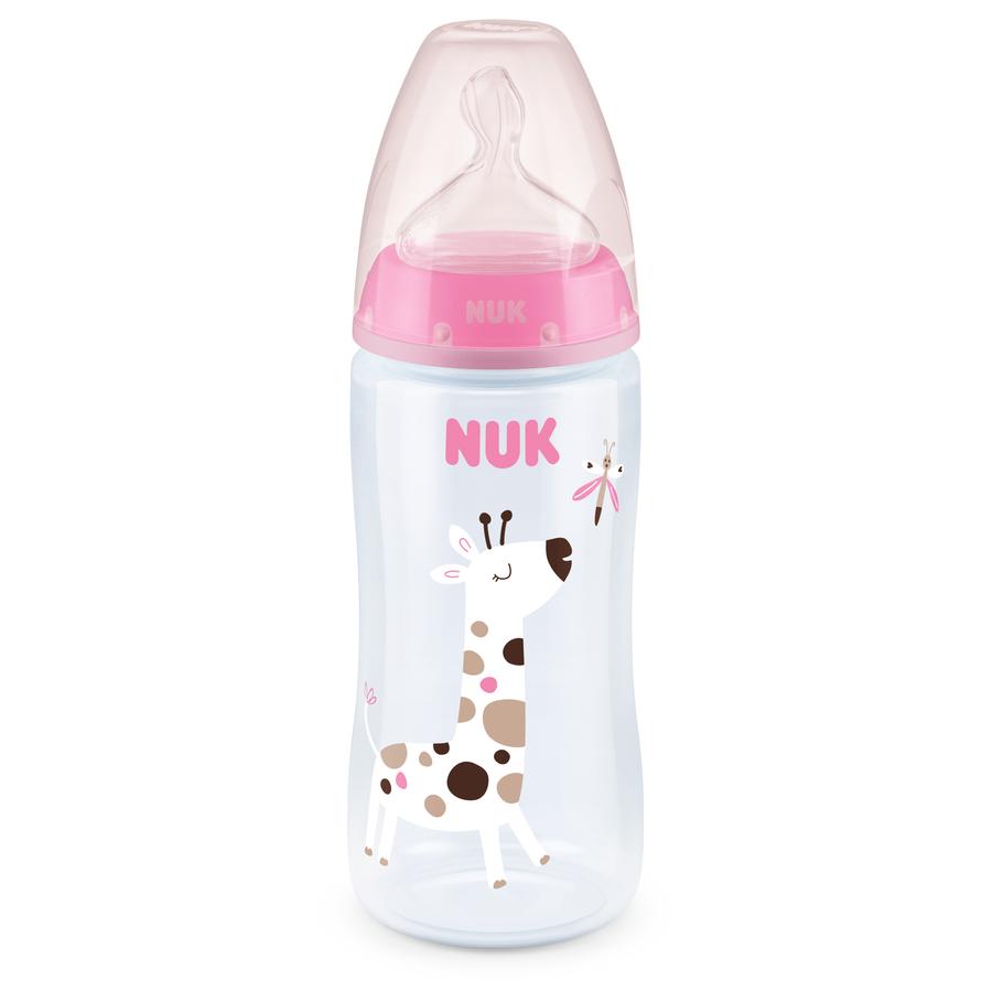 NUK Babyflasche First Choice⁺ 300ml in rosa