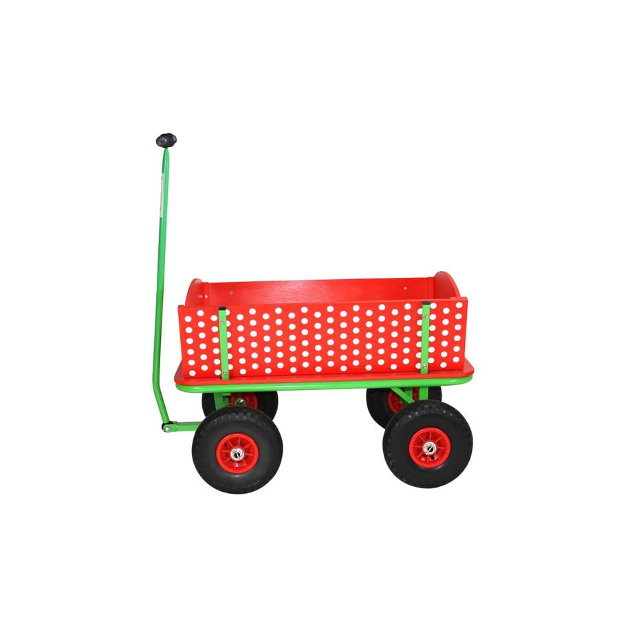 BEACHTREKKER Style dřevěný vozík, červená Karkulka