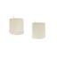Kids Concept® Paniers de rangement ronds tissu, beige clair lot de 2