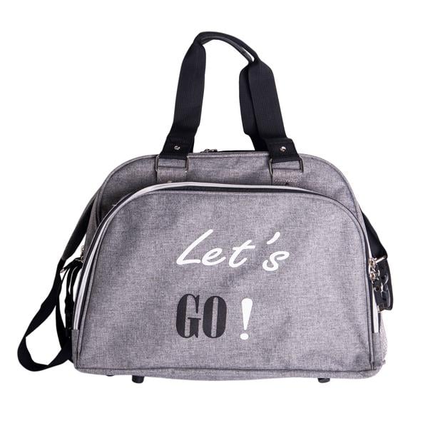 BABY ON BOARD Sac à langer Simply Premium Let's go gris