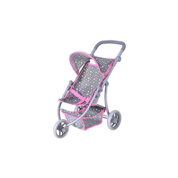 knorr® toys Puppenbuggy Jogger Lio - Star grey