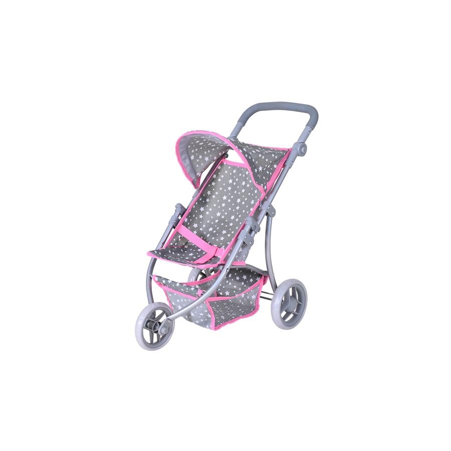 knorr® toys Wózek dla lalek Jogger Lio - gwiezdna szarość