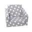 knorr® toys Single sofa - "Grey white stars 