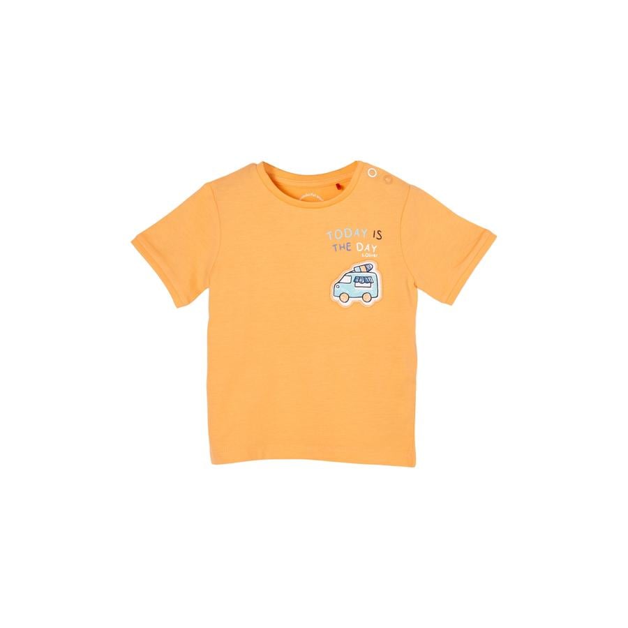 s. Oliven r T-skjorte lys oransje