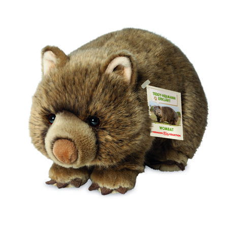 Stofftier Baby Wombat Länge ca. 16cm Plüsch Kuscheltier Plüschtier 