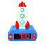 LEXIBOOK Väckarklocka med 3D-raketnattljus
