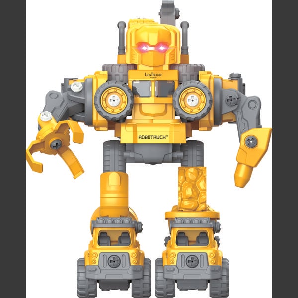 LEXIBOOK 5in1 robots - Modular bouwpakket voor 5 bouwvoertuigen en mega robots