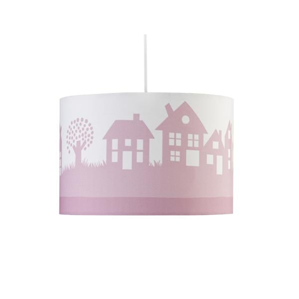 LIVONE Závěsné svítidlo Happy Style pro dětský dům růžová/bílá