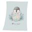 babybest® Mikrokuituinen pörröinen peitto Pingviini 70 x 100 cm