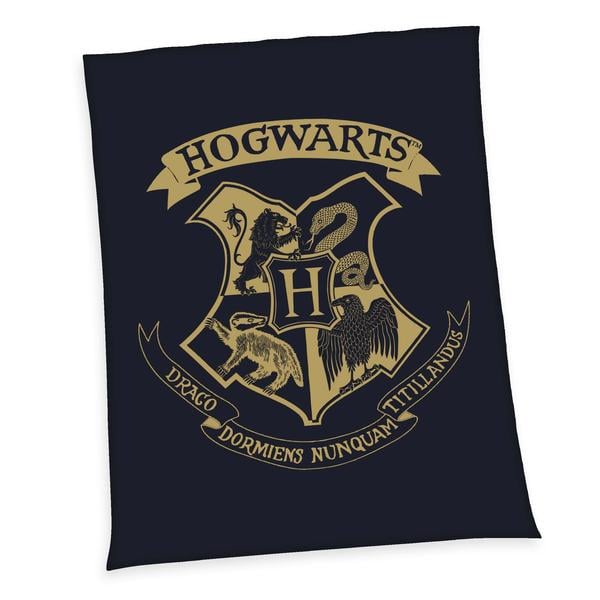 HERDING Wellsoft Fleecetæppe Harry Potter Hogwarts 150 x 200 cm