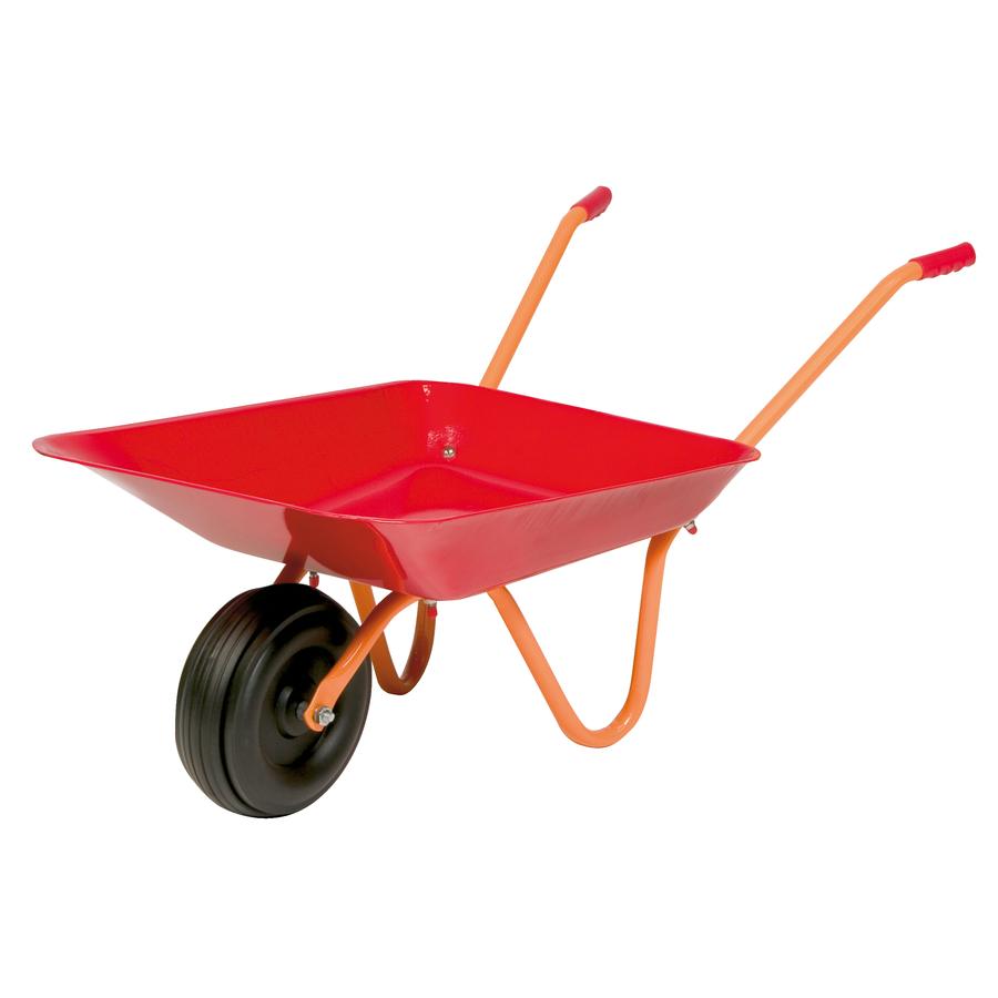 Hörby Bruk Kinderschubkarre mit Stahlwanne rot