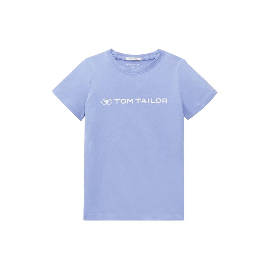 TOM TAILOR T-Shirt Logo Print Calm Lavender