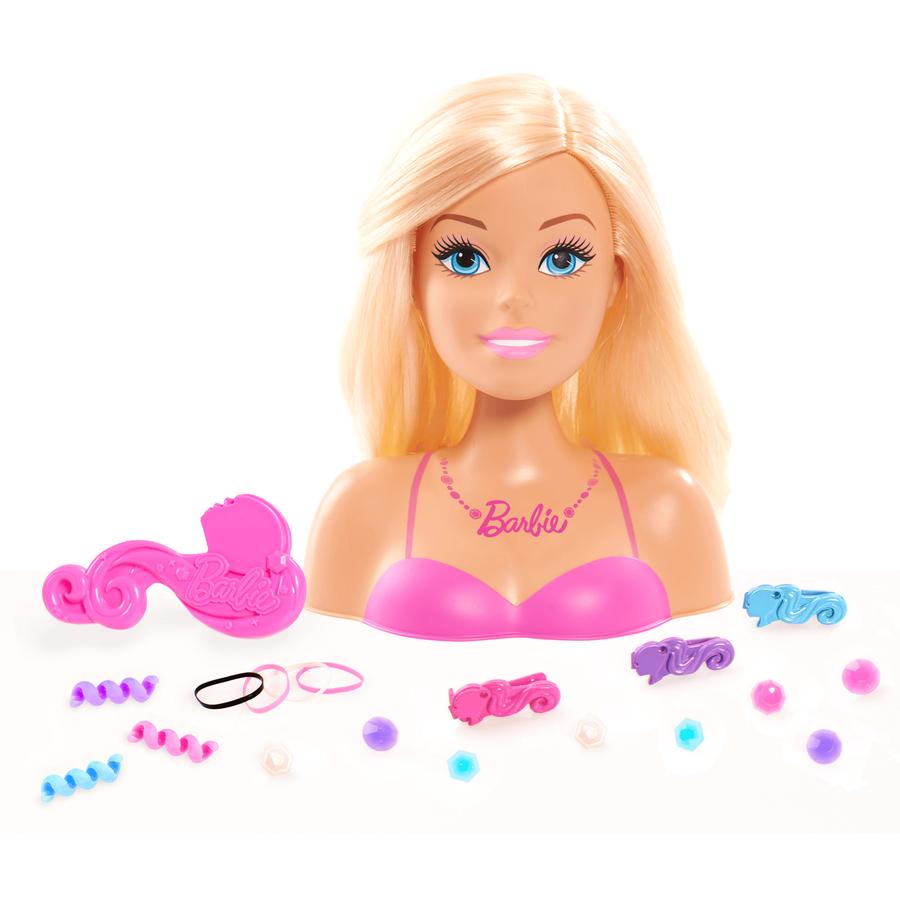 Barbie Kleiner Frisierkopf, blonde Haare